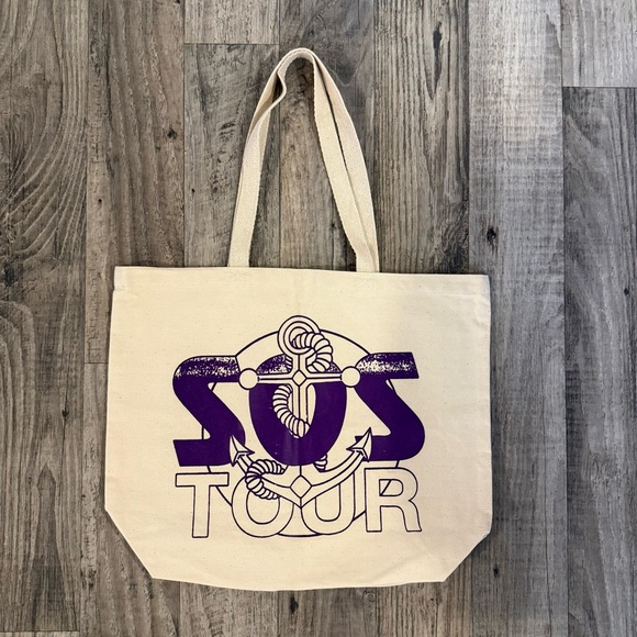 SZA 2023 SOS Tour Canvas Tote Bag - Picture 2 of 2